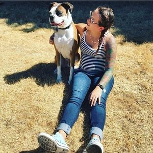 Pink Blush Distressed Maternity Jeans